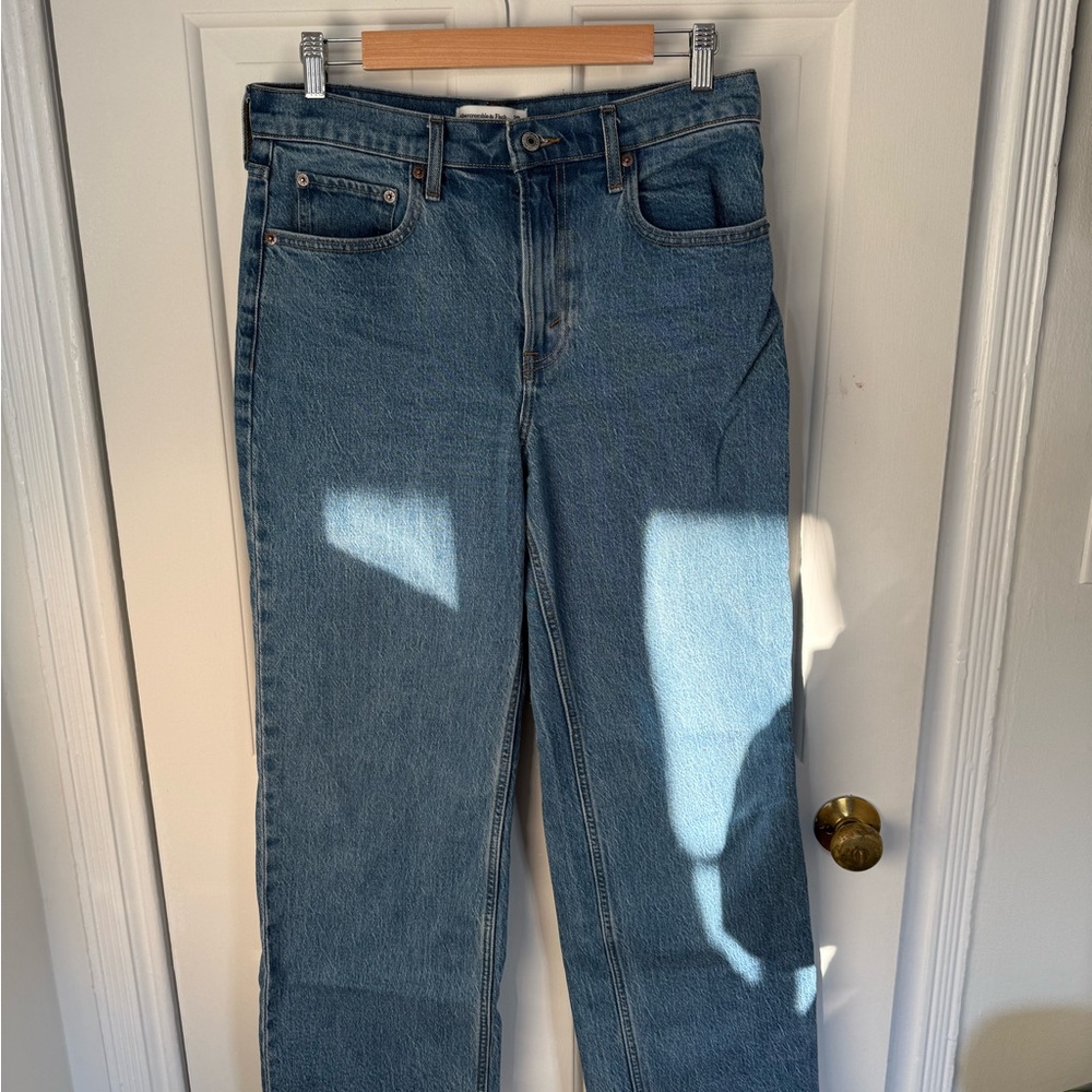 Abercrombie & Fitch Light Wide Leg Jeans